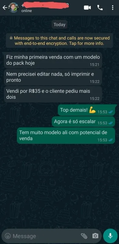Depoimento WhatsApp 2